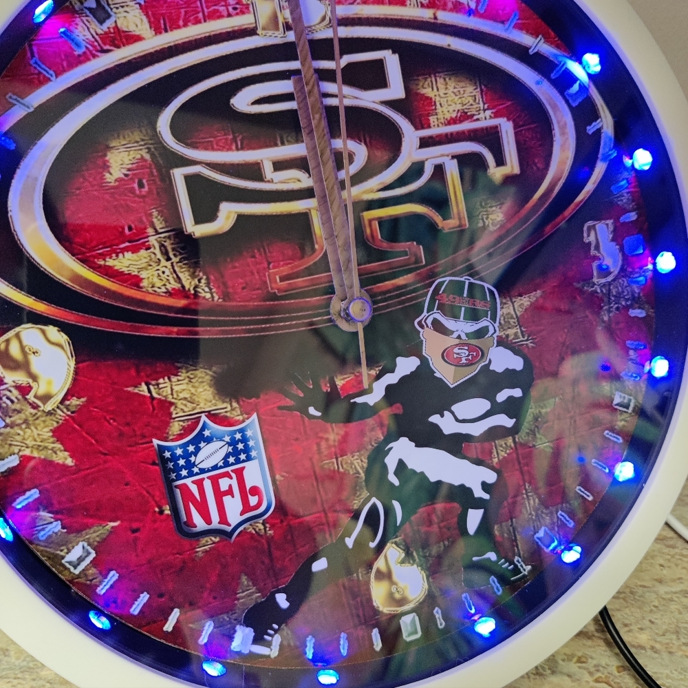 49ers led winners clock